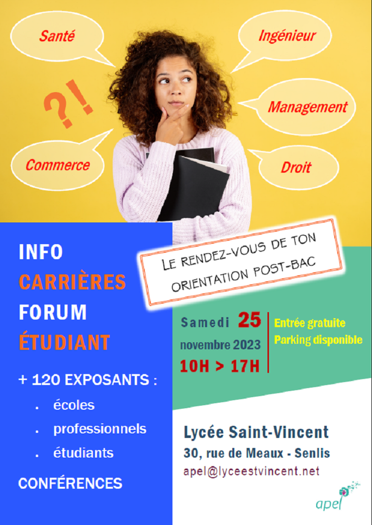 Affiche journée info carrières 25/11/2023